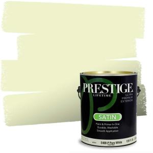 imagePRESTIGE Paints Interior Paint and Primer in One 1 Gallon Satin Sea GrassSpring Bud