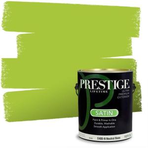 imagePRESTIGE Paints Interior Paint and Primer in One 1 Gallon Satin Sea GrassSpring Hill