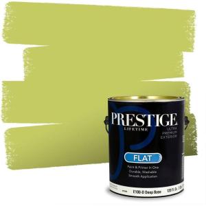 imagePRESTIGE Paints Interior Paint and Primer in One 1 Gallon Satin Sea GrassSummer Field
