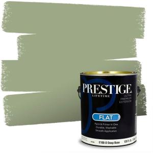 imagePRESTIGE Paints Interior Paint and Primer in One 1Gallon SemiGloss PansyAncient Jade