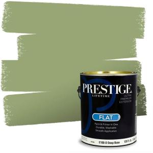 imagePRESTIGE Paints Interior Paint and Primer in One 1Gallon SemiGloss PansyBermuda Grass