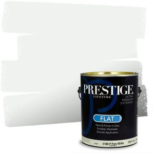imagePRESTIGE Paints Interior Paint and Primer in One 1Gallon SemiGloss PansyPuritan White