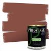 imagePRESTIGE Paints Exterior Paint and Primer In One 1Gallon Flat Comparable Match of Benjamin Moore Townsend Harbor Brown42BMPCM