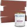 imagePRESTIGE Paints Exterior Paint and Primer In One 1Gallon Flat Comparable Match of Benjamin Moore Townsend Harbor Brown42BMPCM