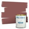 imagePRESTIGE Paints Exterior Paint and Primer In One 1Gallon Flat Comparable Match of Benjamin Moore Townsend Harbor BrownHC66BMPCM