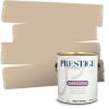 imagePRESTIGE Paints Interior Paint and Primer In One 1Gallon SemiGloss Comparable Match of Benjamin Moore Wood Ash 1053BMPCM