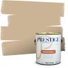 imagePRESTIGE Paints Interior Paint and Primer In One 1Gallon SemiGloss Comparable Match of Benjamin Moore Wood Ash 1075BMPCM