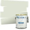 imagePRESTIGE Paints P400P449BM Interior Paint and Primer In One Satin Comparable Match of Benjamin Moore 1 gallon Serene Breeze435BMPCM