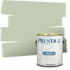 imagePRESTIGE Paints P400P449BM Interior Paint and Primer In One Satin Comparable Match of Benjamin Moore 1 gallon Serene Breeze438BMPCM