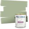 imagePRESTIGE Paints P400P449BM Interior Paint and Primer In One Satin Comparable Match of Benjamin Moore 1 gallon Serene Breeze439BMPCM