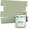 imagePRESTIGE Paints P400P449BM Interior Paint and Primer In One Satin Comparable Match of Benjamin Moore 1 gallon Serene Breeze439BMPCM