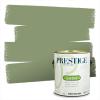 imagePRESTIGE Paints P400P449BM Interior Paint and Primer In One Satin Comparable Match of Benjamin Moore 1 gallon Serene Breeze440BMPCM