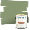 imagePRESTIGE Paints P400P449BM Interior Paint and Primer In One Satin Comparable Match of Benjamin Moore 1 gallon Serene Breeze440BMPCM