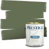 imagePRESTIGE Paints P400P449BM Interior Paint and Primer In One Satin Comparable Match of Benjamin Moore 1 gallon Serene Breeze441BMPCM