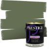 imagePRESTIGE Paints P400P449BM Interior Paint and Primer In One Satin Comparable Match of Benjamin Moore 1 gallon Serene Breeze441BMPCM