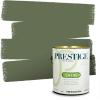 imagePRESTIGE Paints P400P449BM Interior Paint and Primer In One Satin Comparable Match of Benjamin Moore 1 gallon Serene Breeze441BMPCM