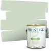 imagePRESTIGE Paints P400P449BM Interior Paint and Primer In One Satin Comparable Match of Benjamin Moore 1 gallon Serene Breeze442BMPCM