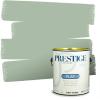 imagePRESTIGE Paints P400P449BM Interior Paint and Primer In One Satin Comparable Match of Benjamin Moore 1 gallon Serene Breeze444BMPCM