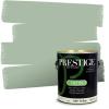 imagePRESTIGE Paints P400P449BM Interior Paint and Primer In One Satin Comparable Match of Benjamin Moore 1 gallon Serene Breeze444BMPCM
