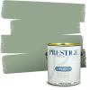 imagePRESTIGE Paints P400P449BM Interior Paint and Primer In One Satin Comparable Match of Benjamin Moore 1 gallon Serene Breeze445BMPCM