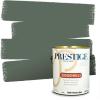 imagePRESTIGE Paints P400P449BM Interior Paint and Primer In One Satin Comparable Match of Benjamin Moore 1 gallon Serene Breeze447BMPCM