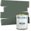 imagePRESTIGE Paints P400P449BM Interior Paint and Primer In One Satin Comparable Match of Benjamin Moore 1 gallon Serene Breeze447BMPCM