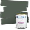 imagePRESTIGE Paints P400P449BM Interior Paint and Primer In One Satin Comparable Match of Benjamin Moore 1 gallon Serene Breeze448BMPCM