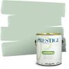imagePRESTIGE Paints P400P449BM Interior Paint and Primer In One Satin Comparable Match of Benjamin Moore 1 gallon Serene Breeze450BMPCM