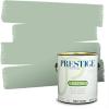 imagePRESTIGE Paints P400P449BM Interior Paint and Primer In One Satin Comparable Match of Benjamin Moore 1 gallon Serene Breeze451BMPCM