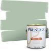 imagePRESTIGE Paints P400P449BM Interior Paint and Primer In One Satin Comparable Match of Benjamin Moore 1 gallon Serene Breeze451BMPCM