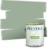 imagePRESTIGE Paints P400P449BM Interior Paint and Primer In One Satin Comparable Match of Benjamin Moore 1 gallon Serene Breeze452BMPCM