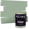 imagePRESTIGE Paints P400P449BM Interior Paint and Primer In One Satin Comparable Match of Benjamin Moore 1 gallon Serene Breeze452BMPCM