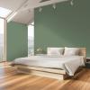 imagePRESTIGE Paints P400P449BM Interior Paint and Primer In One Satin Comparable Match of Benjamin Moore 1 gallon Serene Breeze454BMPCM