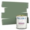imagePRESTIGE Paints P400P449BM Interior Paint and Primer In One Satin Comparable Match of Benjamin Moore 1 gallon Serene Breeze454BMPCM