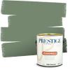 imagePRESTIGE Paints P400P449BM Interior Paint and Primer In One Satin Comparable Match of Benjamin Moore 1 gallon Serene Breeze454BMPCM