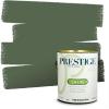 imagePRESTIGE Paints P400P449BM Interior Paint and Primer In One Satin Comparable Match of Benjamin Moore 1 gallon Serene Breeze455BMPCM