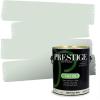 imagePRESTIGE Paints P400P449BM Interior Paint and Primer In One Satin Comparable Match of Benjamin Moore 1 gallon Serene Breeze456BMPCM