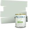 imagePRESTIGE Paints P400P449BM Interior Paint and Primer In One Satin Comparable Match of Benjamin Moore 1 gallon Serene Breeze457BMPCM