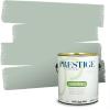 imagePRESTIGE Paints P400P449BM Interior Paint and Primer In One Satin Comparable Match of Benjamin Moore 1 gallon Serene Breeze459BMPCM