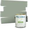 imagePRESTIGE Paints P400P449BM Interior Paint and Primer In One Satin Comparable Match of Benjamin Moore 1 gallon Serene Breeze460BMPCM