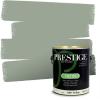 imagePRESTIGE Paints P400P449BM Interior Paint and Primer In One Satin Comparable Match of Benjamin Moore 1 gallon Serene Breeze460BMPCM