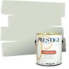 imagePRESTIGE Paints P400P449BM Interior Paint and Primer In One Satin Comparable Match of Benjamin Moore 1 gallon Serene Breeze464BMPCM