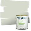 imagePRESTIGE Paints P400P449BM Interior Paint and Primer In One Satin Comparable Match of Benjamin Moore 1 gallon Serene Breeze464BMPCM