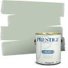 imagePRESTIGE Paints P400P449BM Interior Paint and Primer In One Satin Comparable Match of Benjamin Moore 1 gallon Serene Breeze465BMPCM