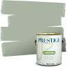 imagePRESTIGE Paints P400P449BM Interior Paint and Primer In One Satin Comparable Match of Benjamin Moore 1 gallon Serene Breeze466BMPCM