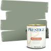 imagePRESTIGE Paints P400P449BM Interior Paint and Primer In One Satin Comparable Match of Benjamin Moore 1 gallon Serene Breeze467BMPCM
