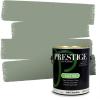 imagePRESTIGE Paints P400P449BM Interior Paint and Primer In One Satin Comparable Match of Benjamin Moore 1 gallon Serene Breeze467BMPCM