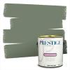 imagePRESTIGE Paints P400P449BM Interior Paint and Primer In One Satin Comparable Match of Benjamin Moore 1 gallon Serene Breeze468BMPCM