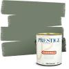 imagePRESTIGE Paints P400P449BM Interior Paint and Primer In One Satin Comparable Match of Benjamin Moore 1 gallon Serene Breeze468BMPCM