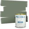 imagePRESTIGE Paints P400P449BM Interior Paint and Primer In One Satin Comparable Match of Benjamin Moore 1 gallon Serene Breeze468BMPCM